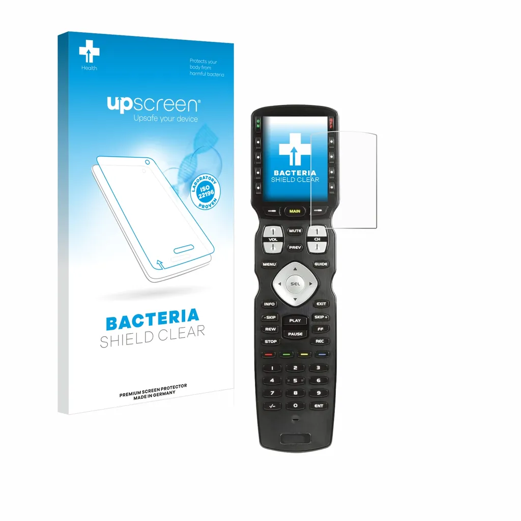 upscreen Schutzfolie für URC Universal Remote MX990 Antibakterielle Folie Klar Anti-Kratzer